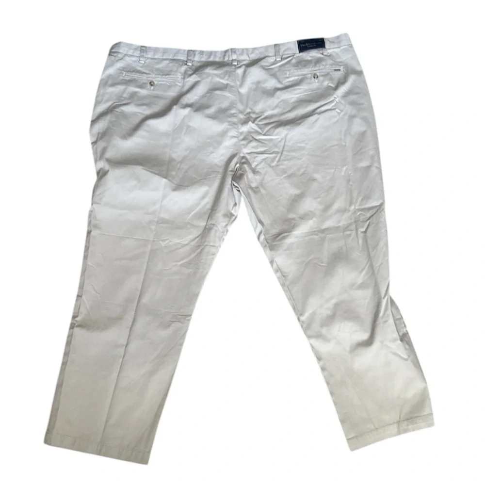 Polo Ralph Lauren Men's Pants 56B x 30‎ Classic Fit Cotton Flat Front Pocket NEW